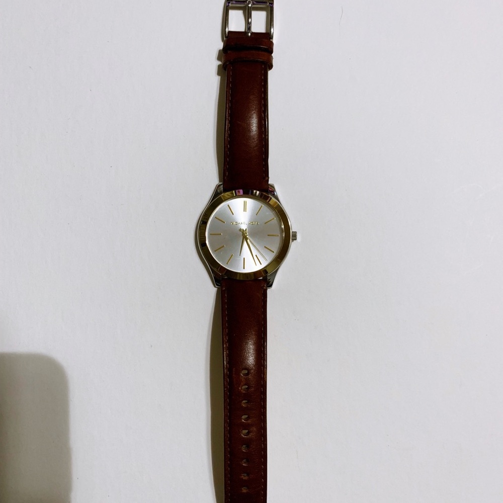 Michael Kors brown leather band